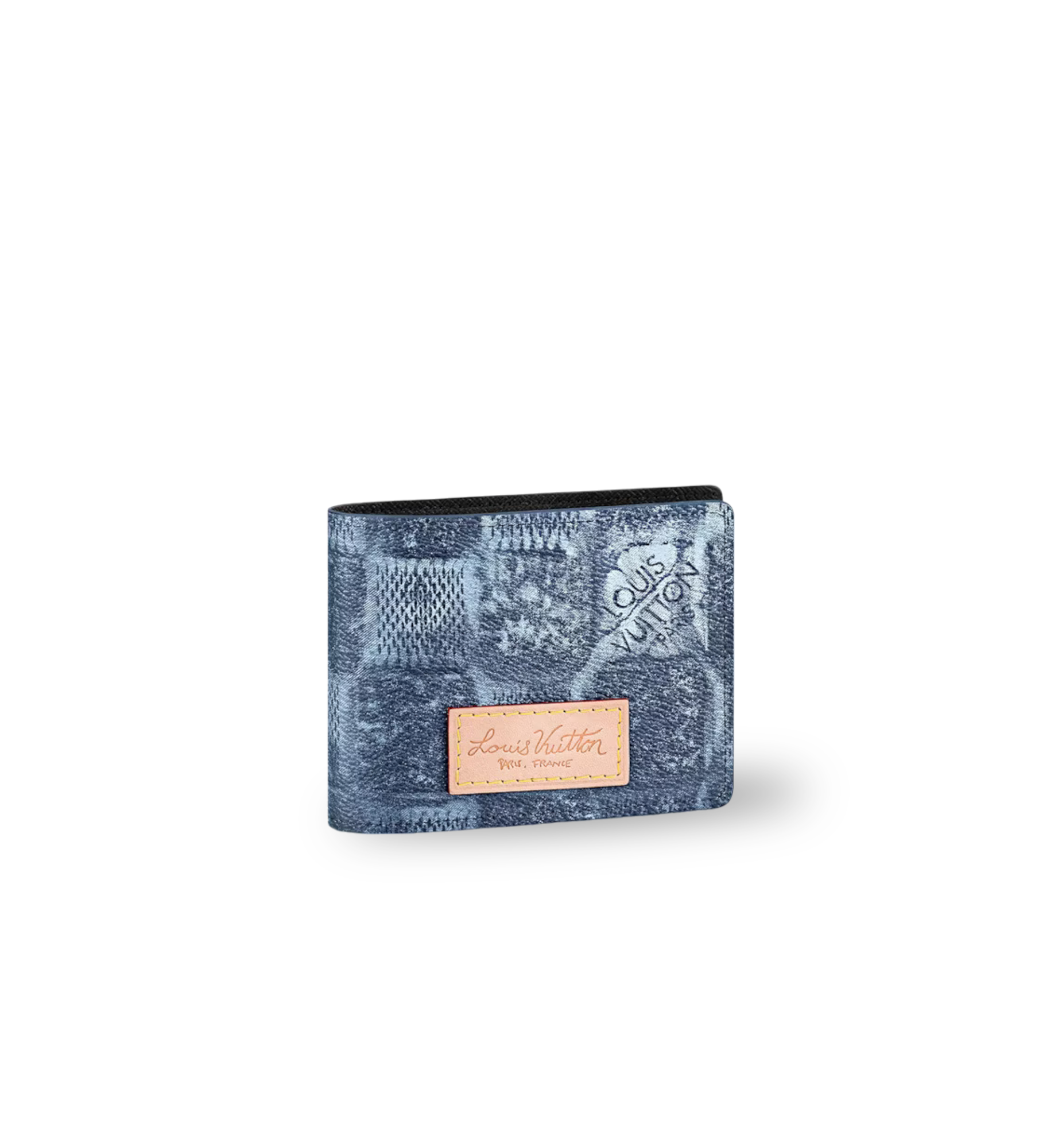 LV DAMIER SALT MULTIPLE WALLET OCEAN BLUE