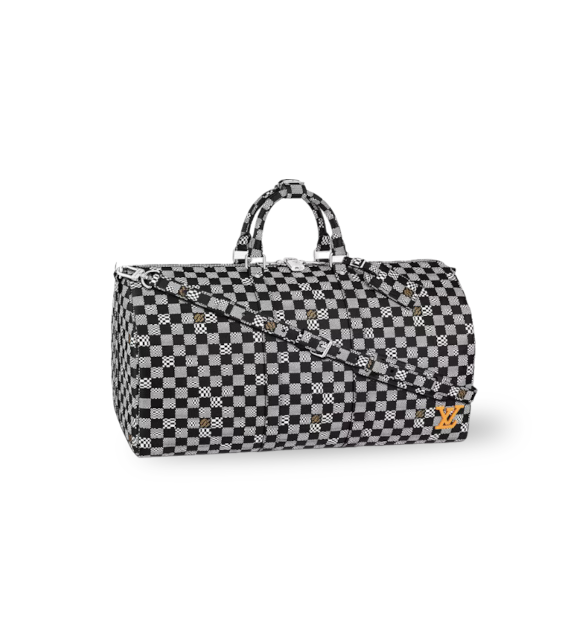 LOUIS VUITTON | KEEPALL 50 BAND. DAMIER DISTORTED