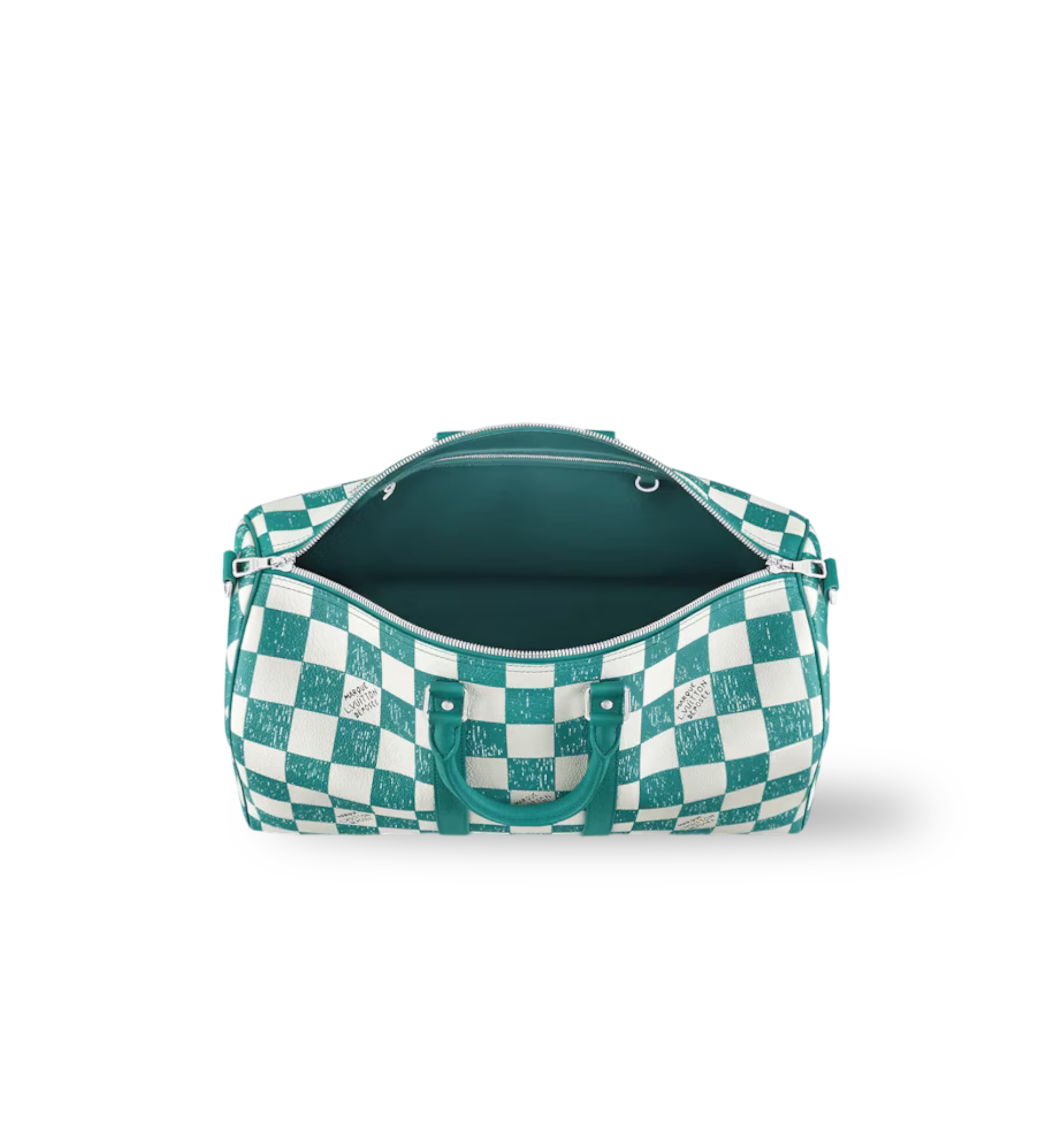 LOUIS VUITTON | KEEPALL 45 BAND. DAMIER GREEN TURQUOISE