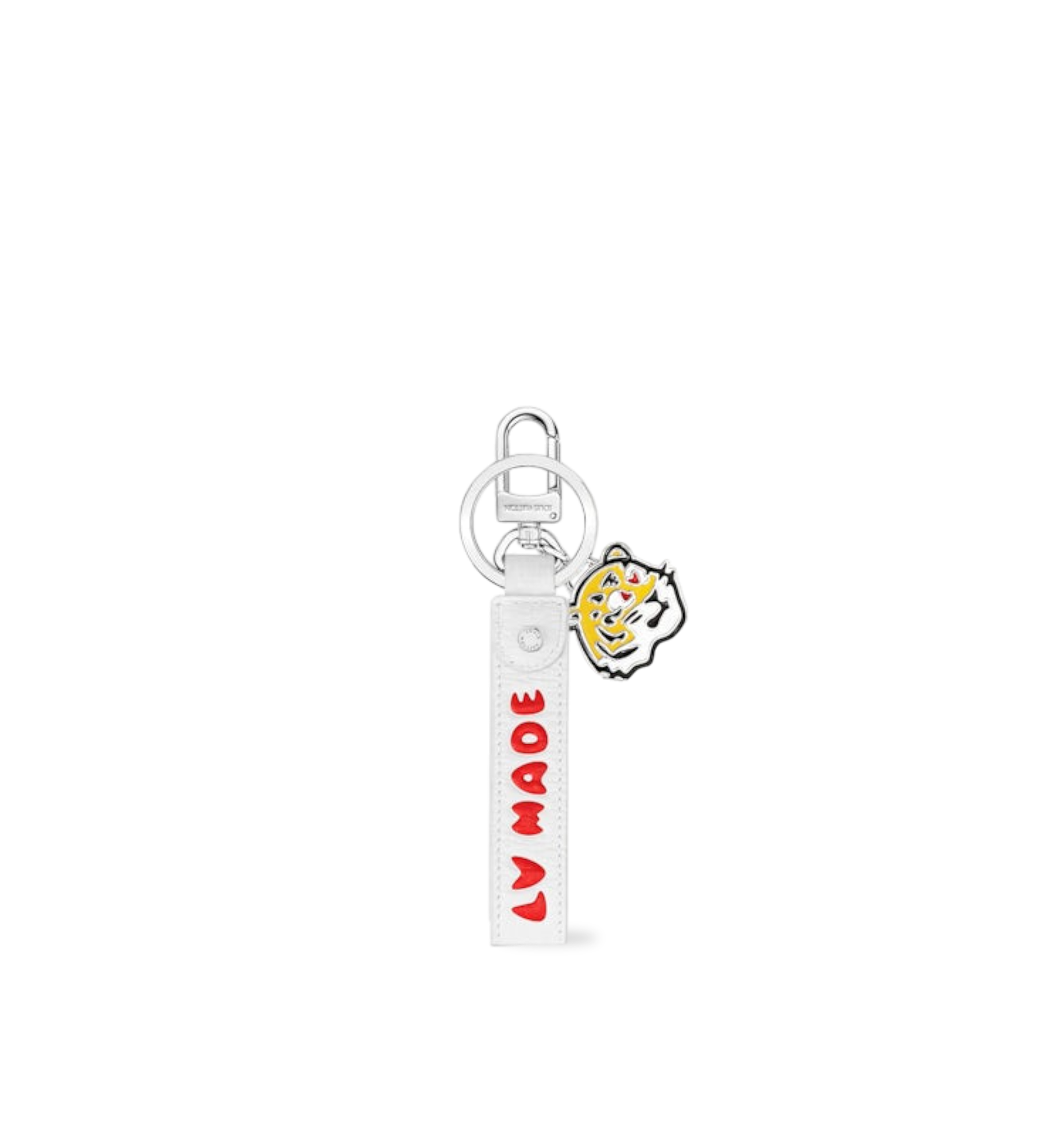 LV KEYCHAIN DRAGON WHITE MADE LV WHITE-RED