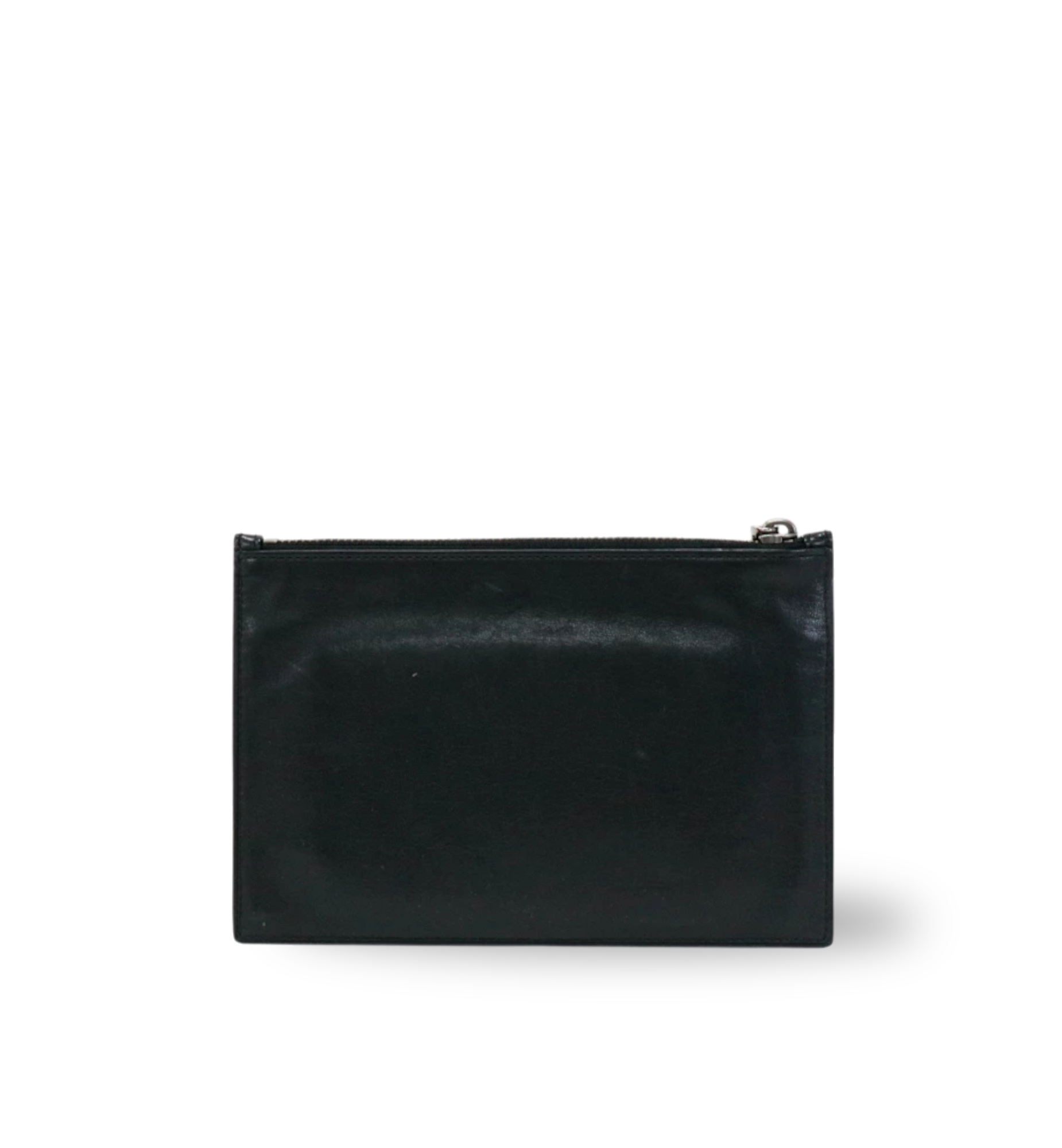 COACH ZIPPY BLACK LEATHER POCHETTE