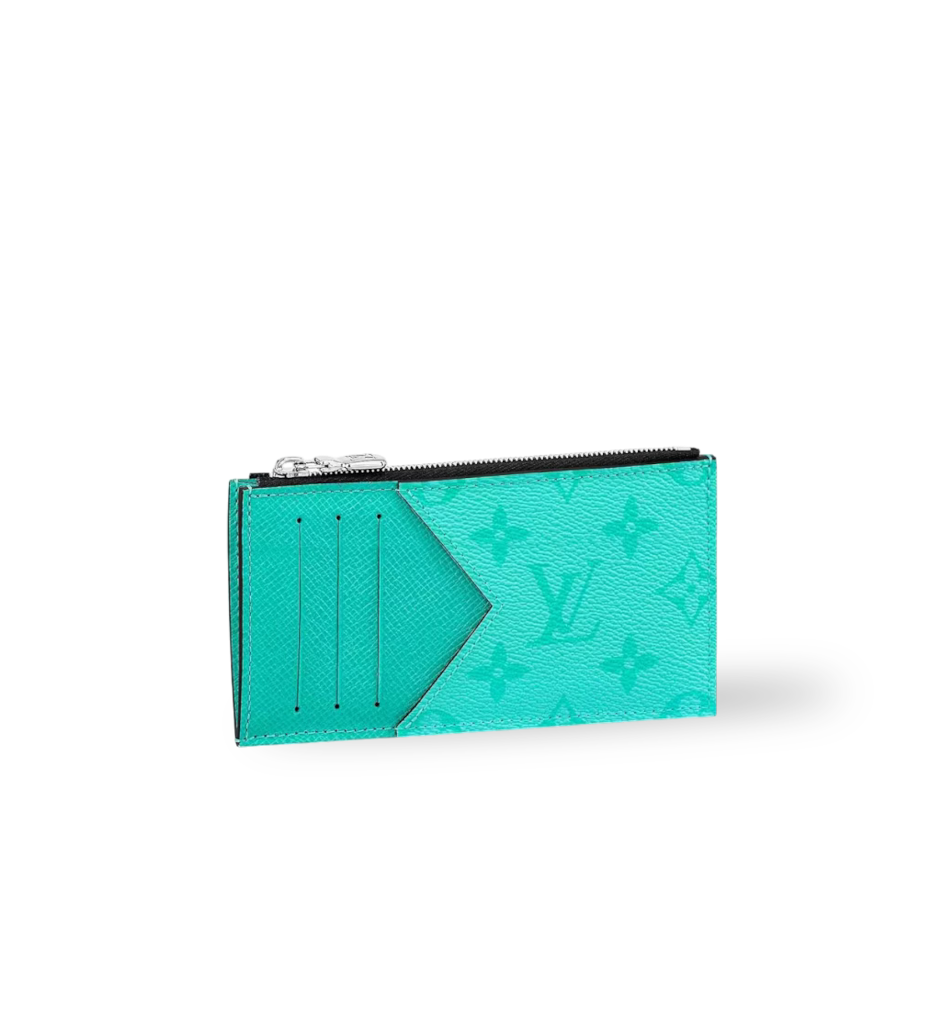 LOUIS VUITTON MONOGRAM TAIGA COIN CARD HOLDER GREEN