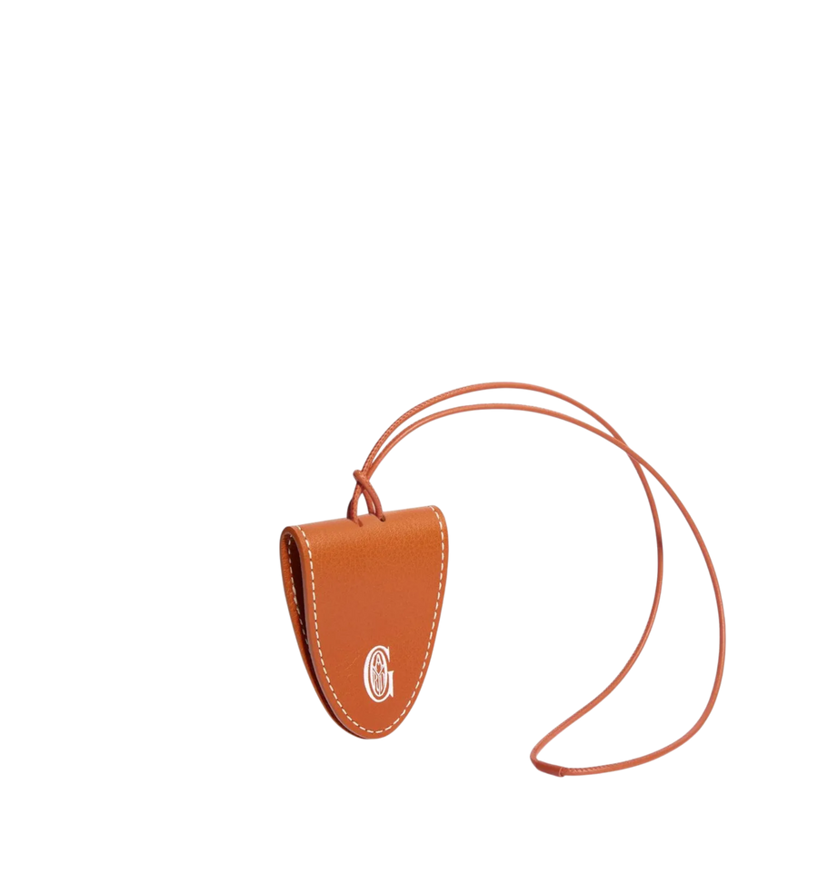 Goyard Croc Universal Bag Clip Tan