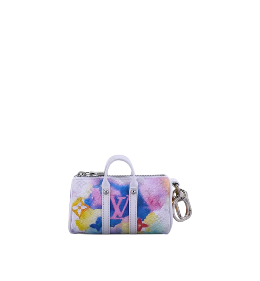 Louis Vuitton Key Holder & Bag Charm Monogram Watercolor