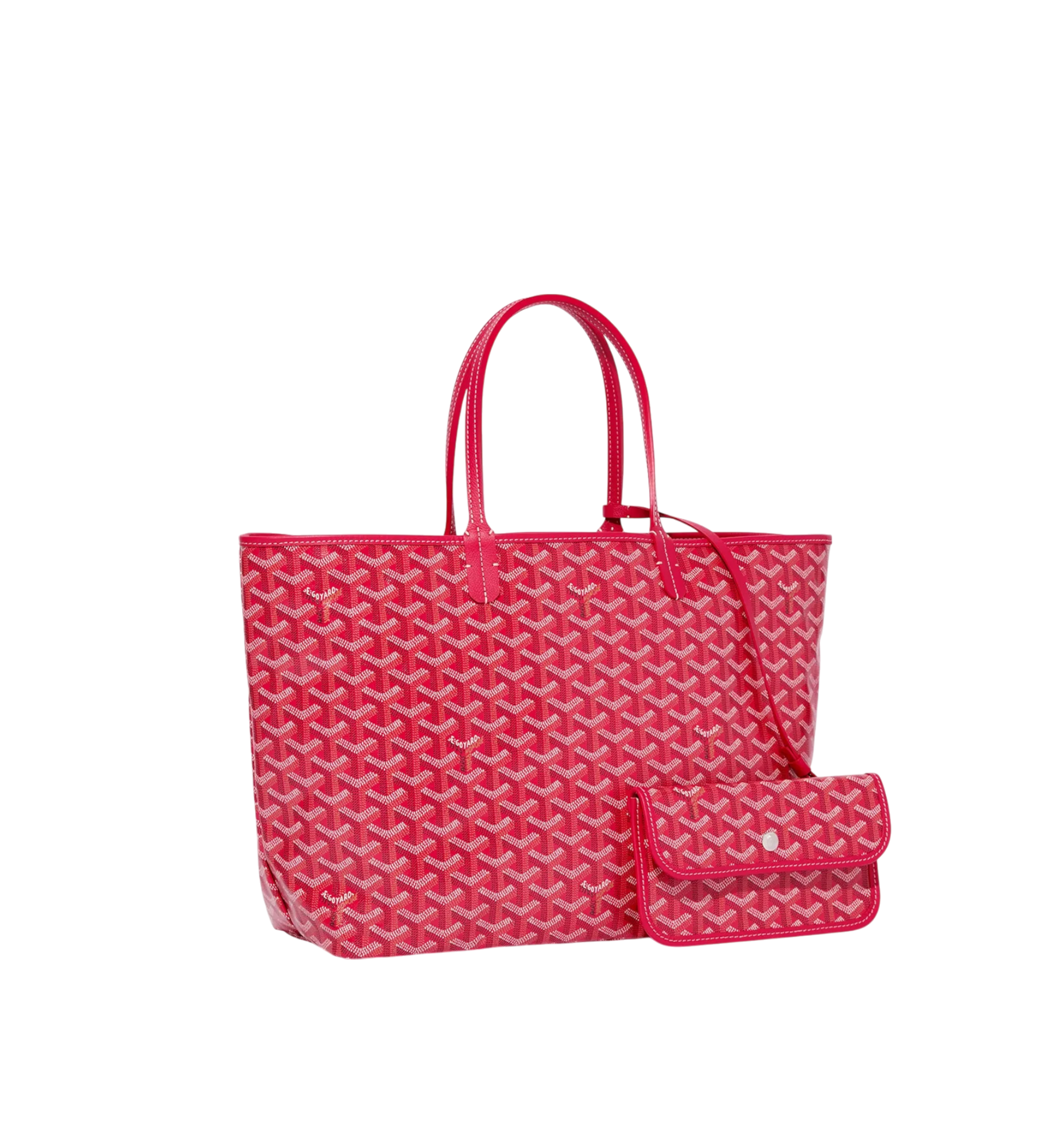Goyard Saint Louis PM Bag Limited Edition Floral Fuchsia
