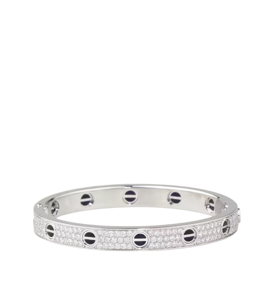 LOVE bracelet, classic model, paved, ceramic Ref. N6032417