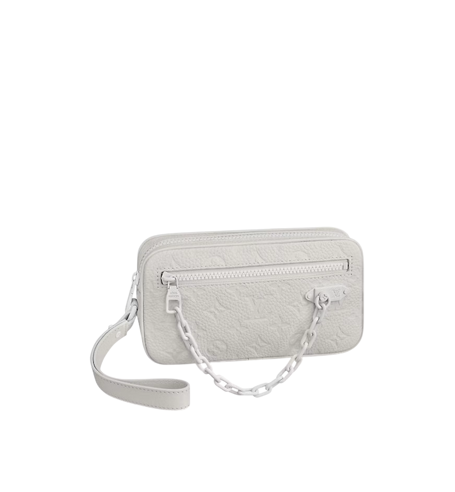 Louis Vuitton Virgil Abloh Men Volga Small Pochette White