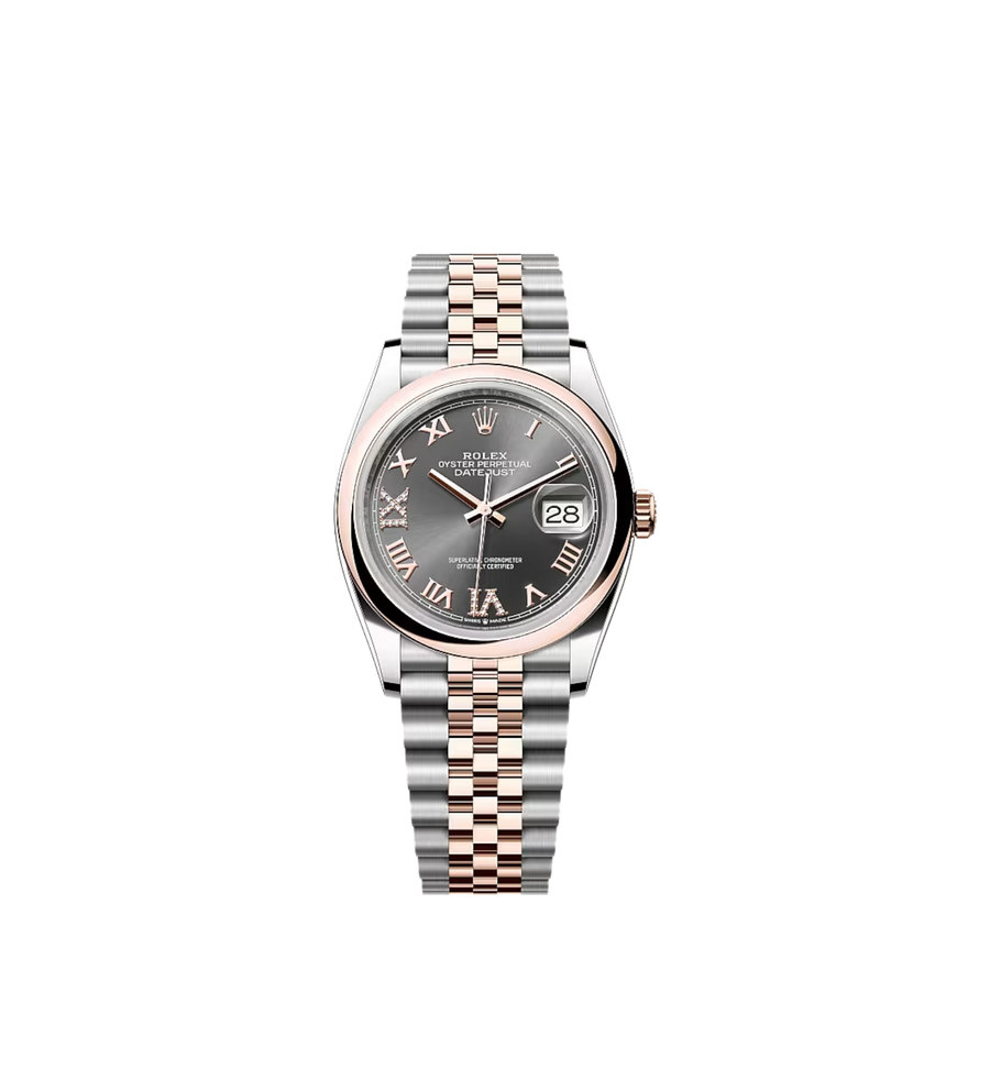 Rolex Datejust 36 Ref. 126201 | Slate | "VI & IX Diamonds"