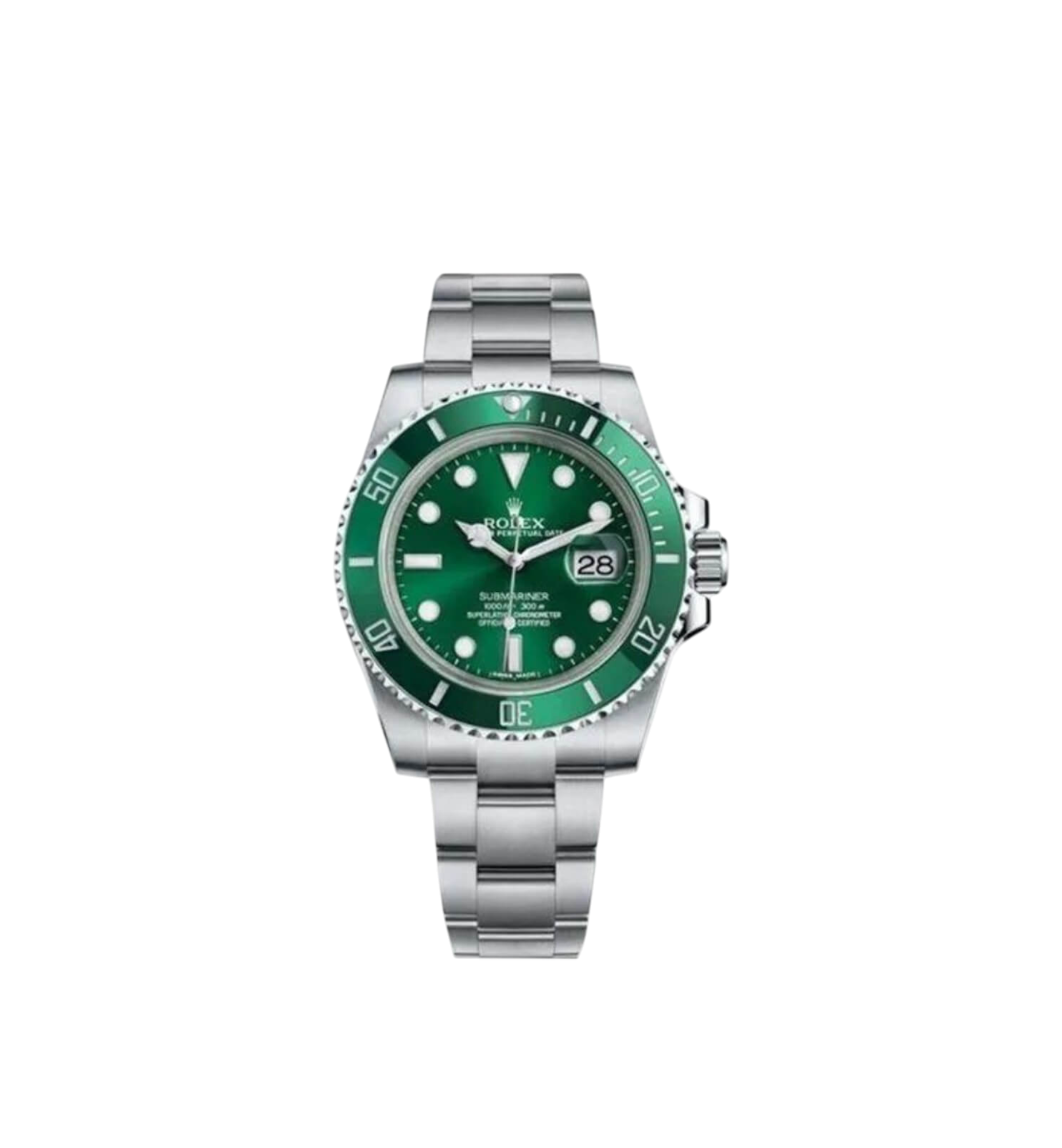 Rolex Submariner Hulk 40 Ref. 116610LV - Green Dial & Green Ceramic Bezel