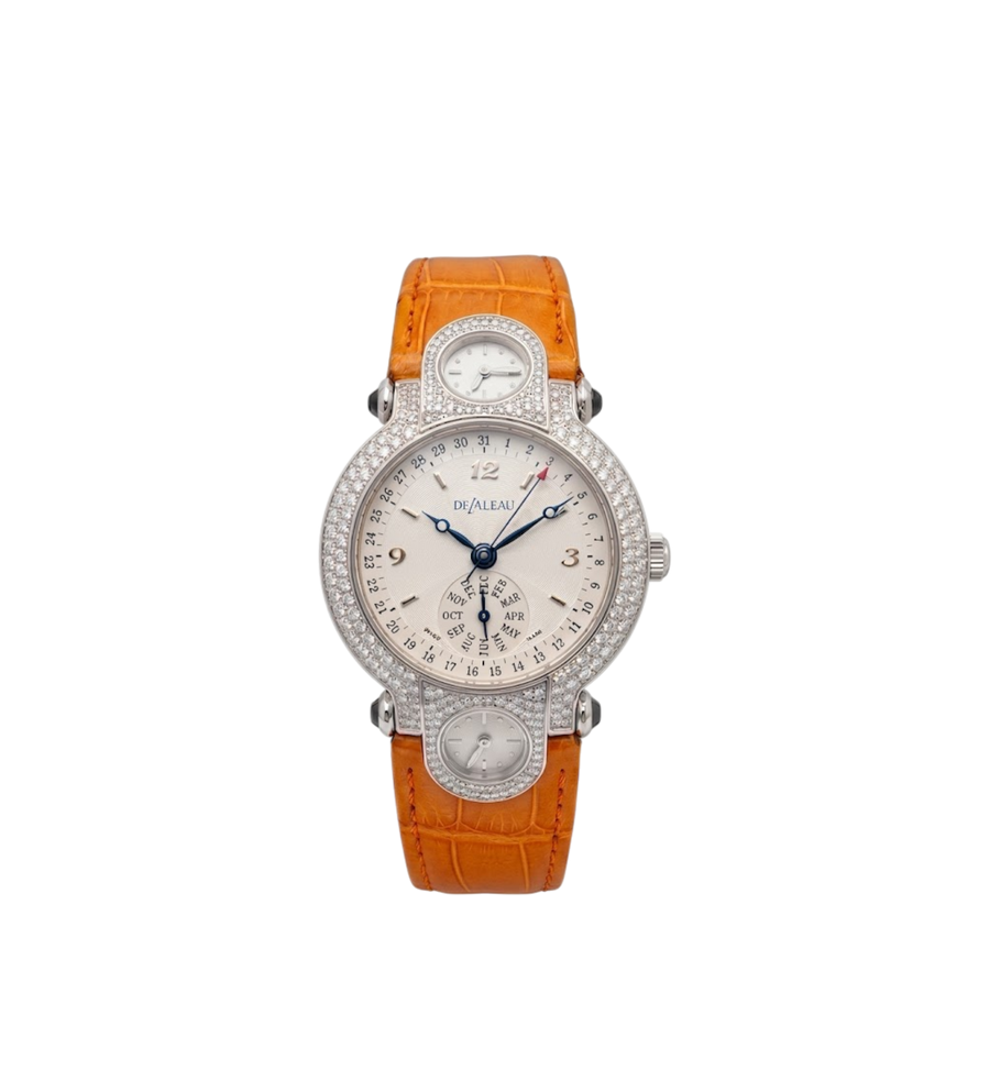 DeLaneau Three Time Zones Watch