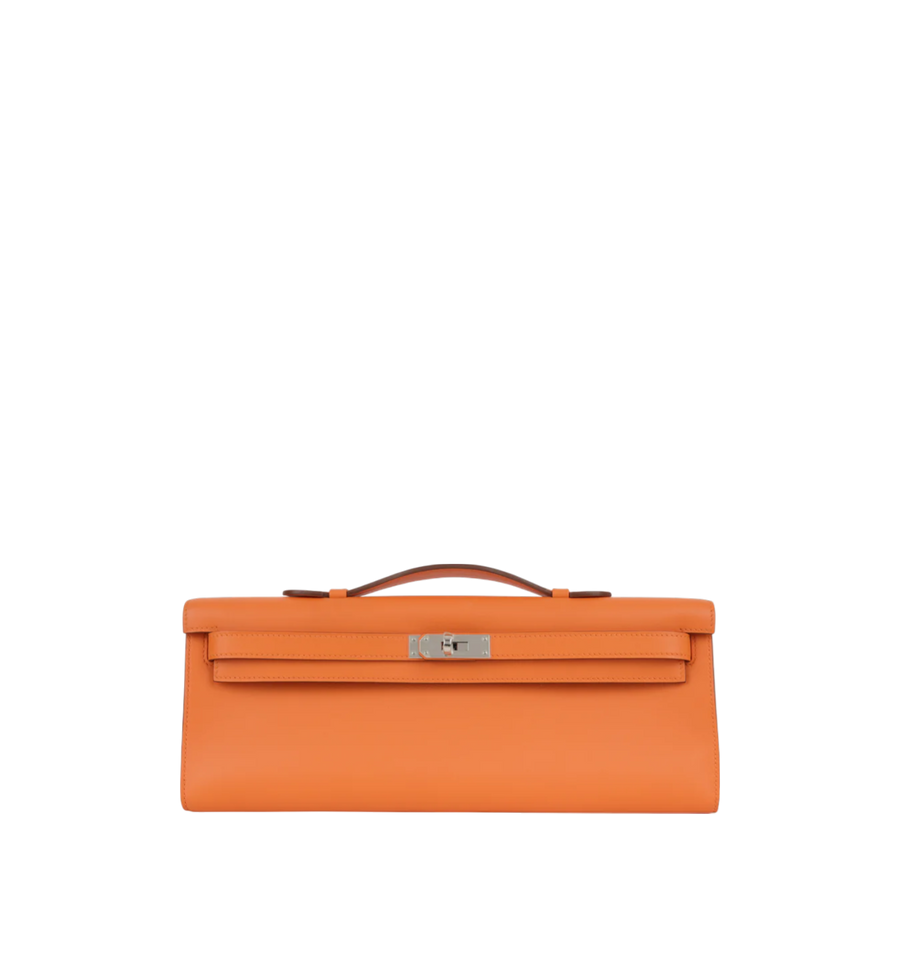 Hermès Kelly Cut Swift Orange PHW