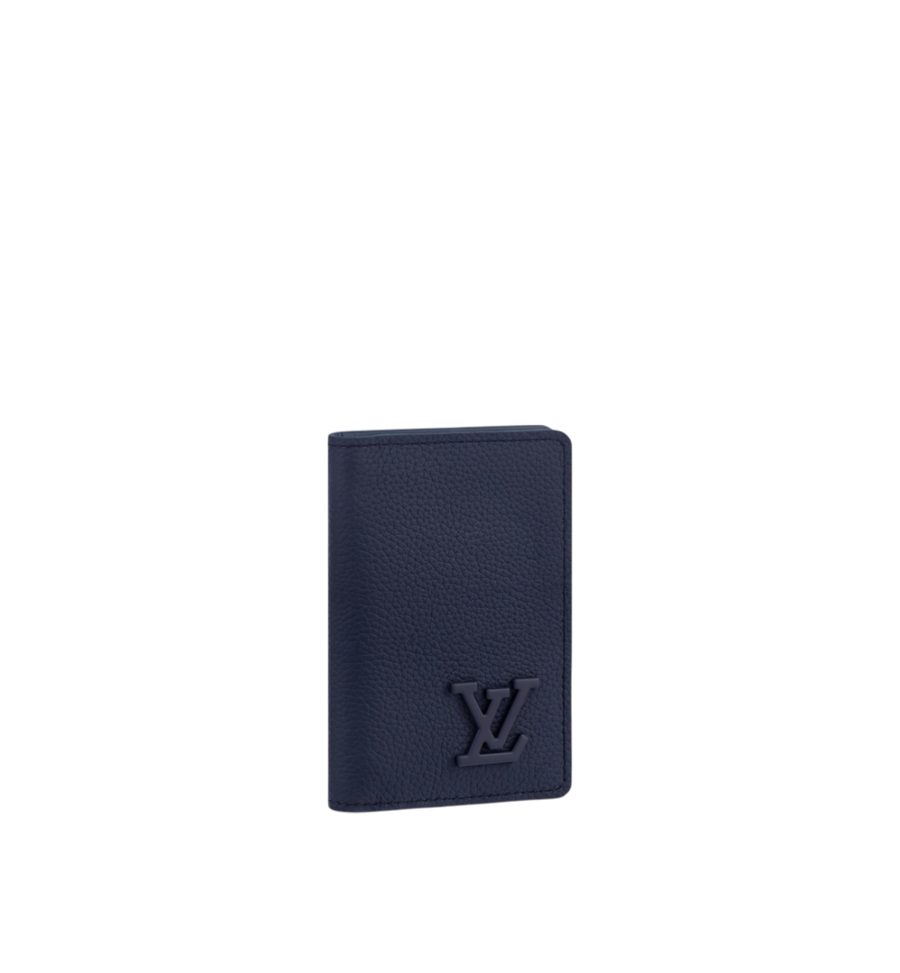 Louis Vuitton Pocket Organizer Taurillon Navy Blue