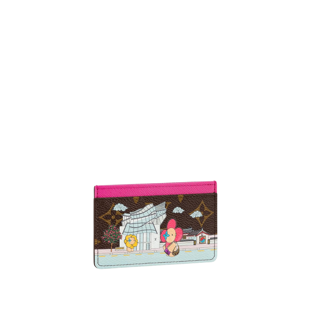 Louis Vuitton Monogram 2022 Christmas Animation Seoul Cardholder Fuchs