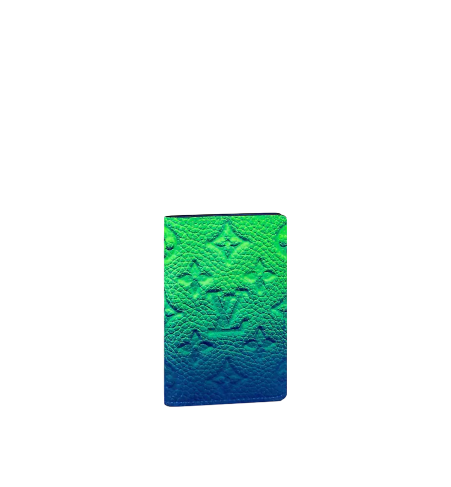 Louis Vuitton Pocket Organizer Illusion Green Blue