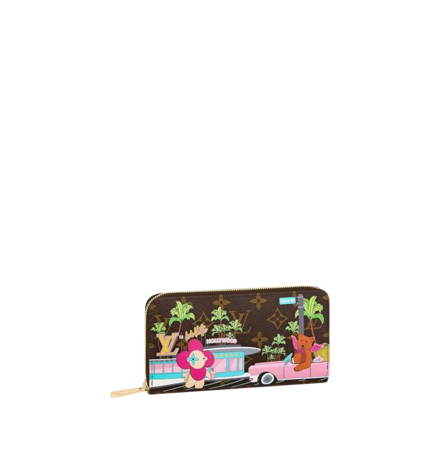 LOUIS VUITTON ZIPPY WALLET XMAS HOLLYWOOD MONOGRAM
