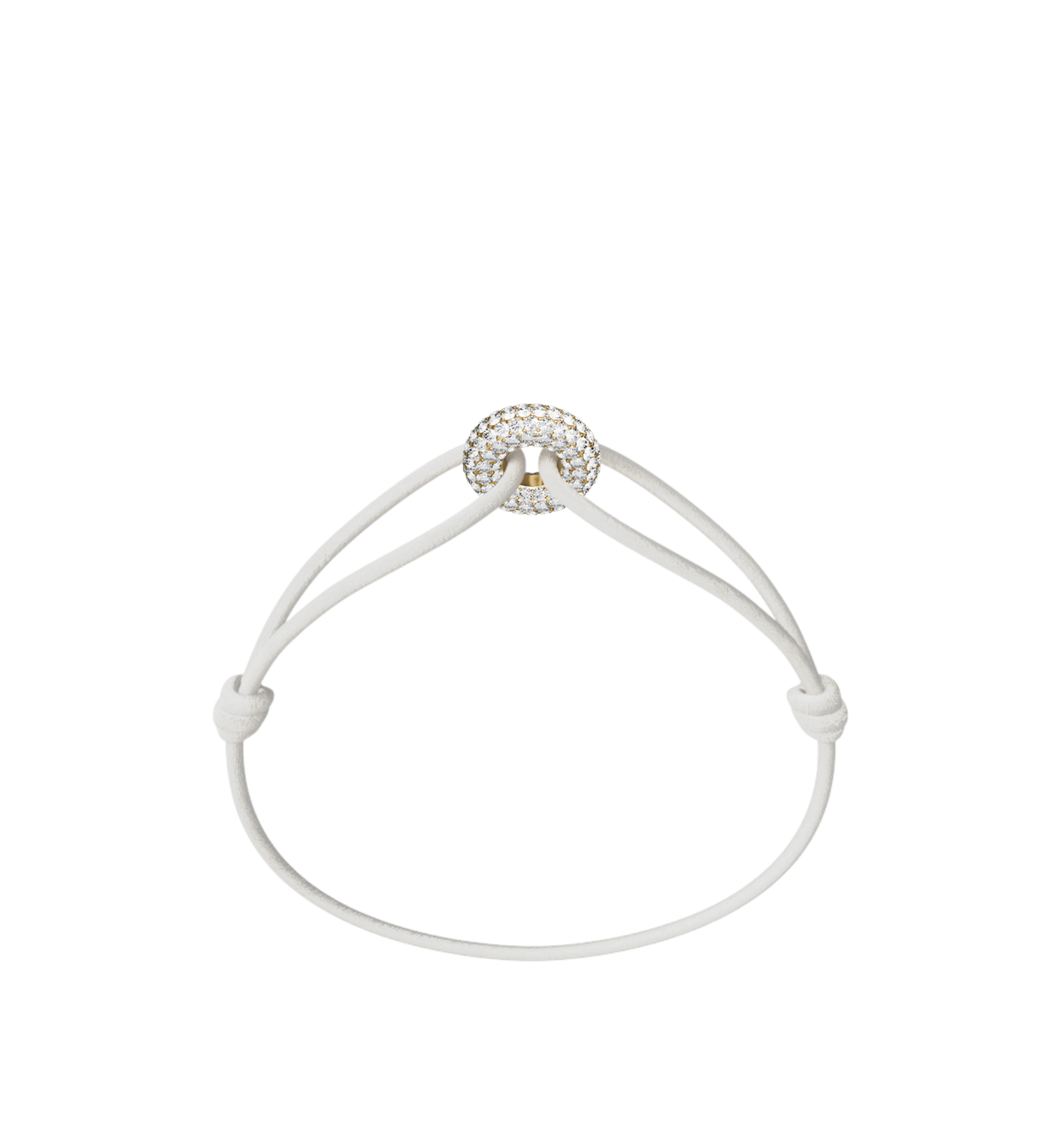 Mini Golden Soho Pavé Cord Bracelet