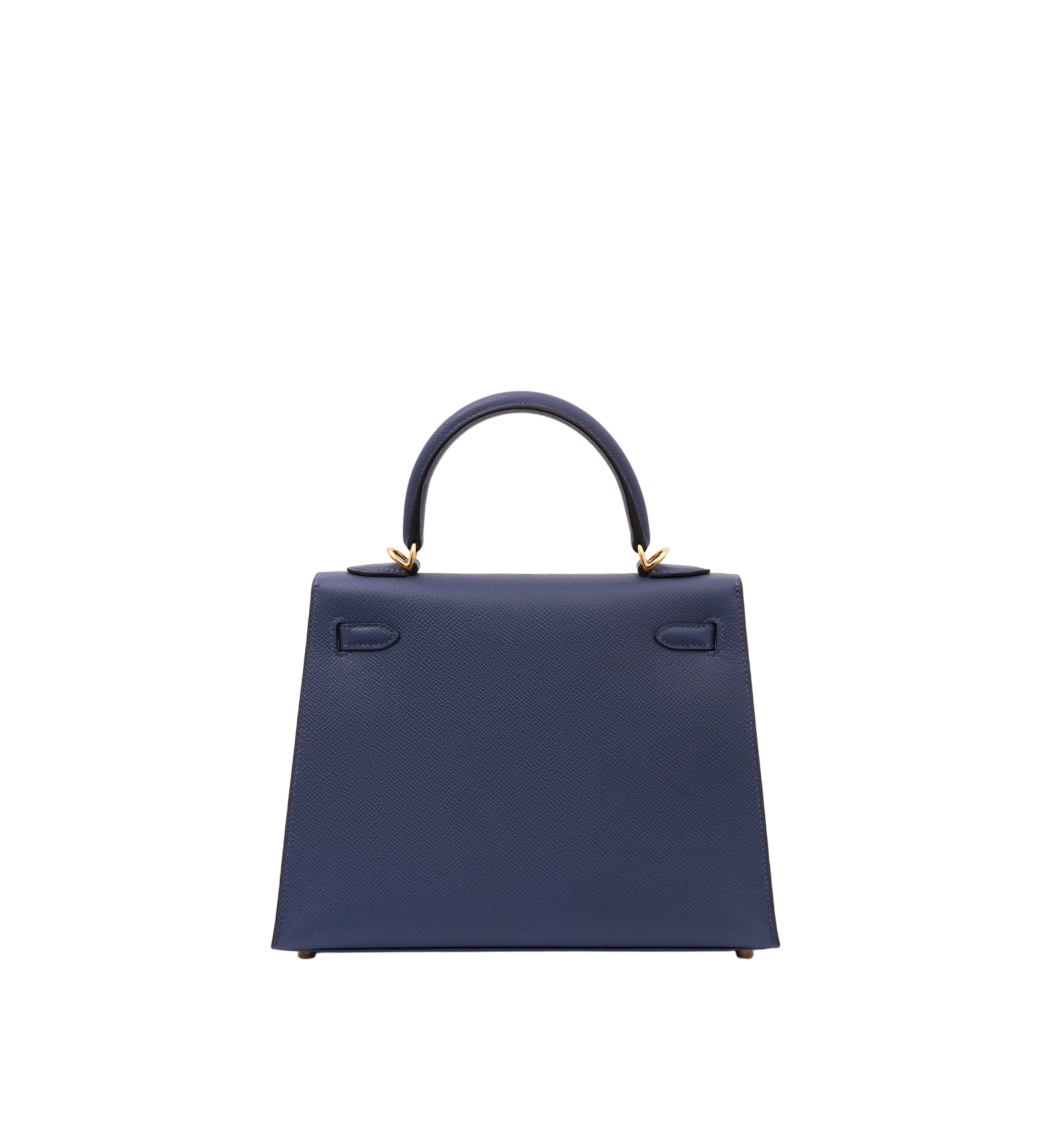Hermès Kelly 25 Sellier Epsom Deep Blue (S4) GHW