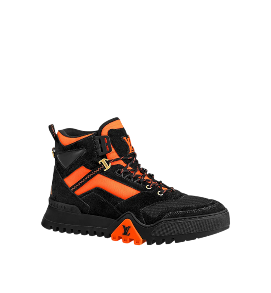 Louis Vuitton Sneakers Brownsville Black Orange Men 8