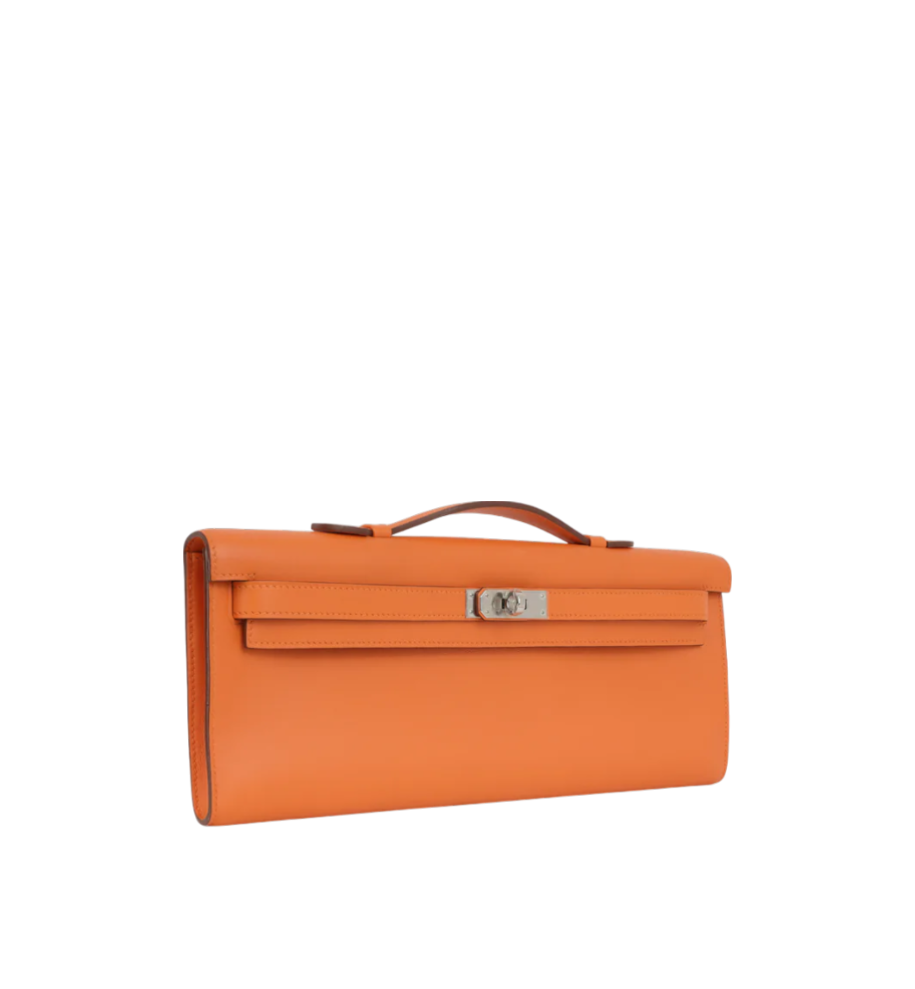 Hermès Kelly Cut Swift Orange PHW