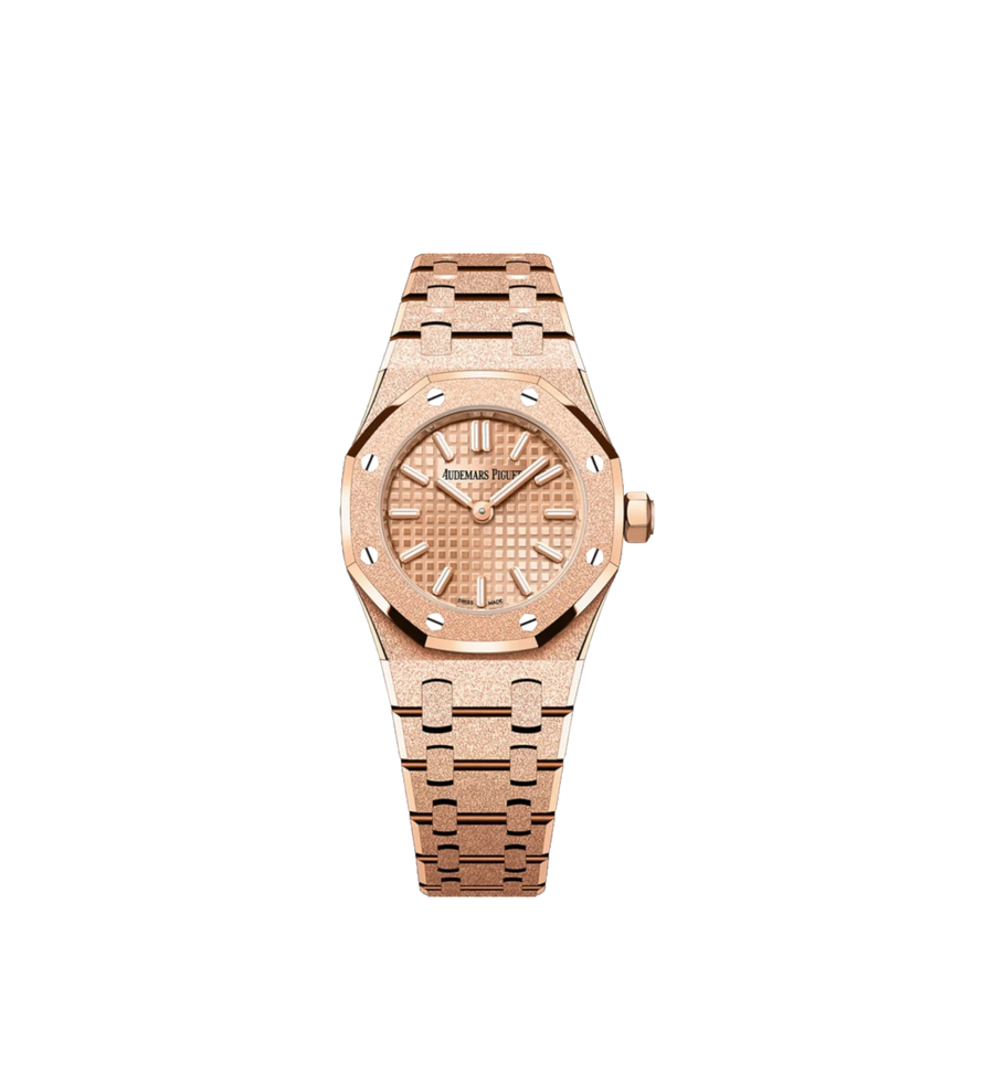 Royal Oak Mini Frosted Gold Quartz Ref. 67630OR.GG.1312OR.01-B - 23mm