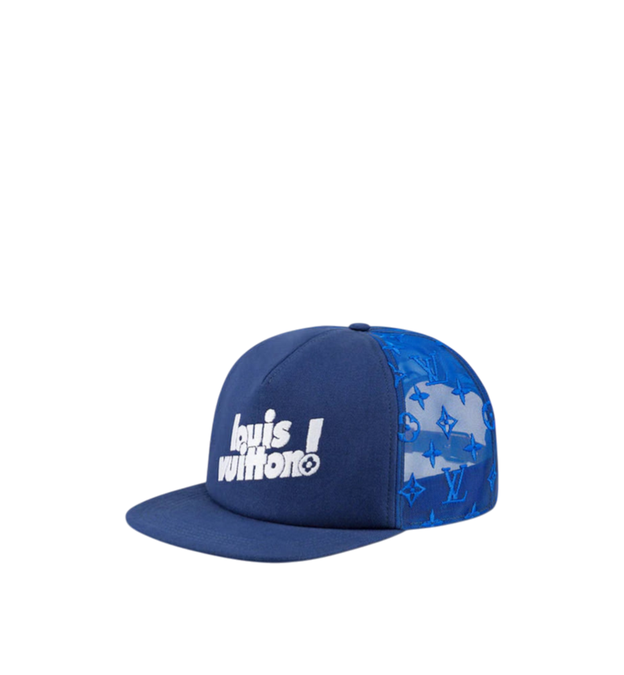 Louis Vuitton Casquette Embroidered Mesh Navy