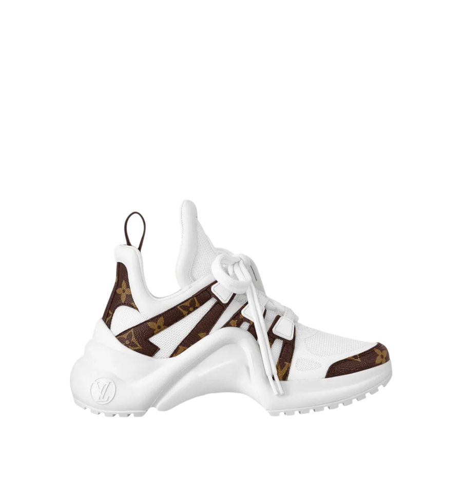 Louis Vuitton Archlight White Monogram Canvas Coated And Leather