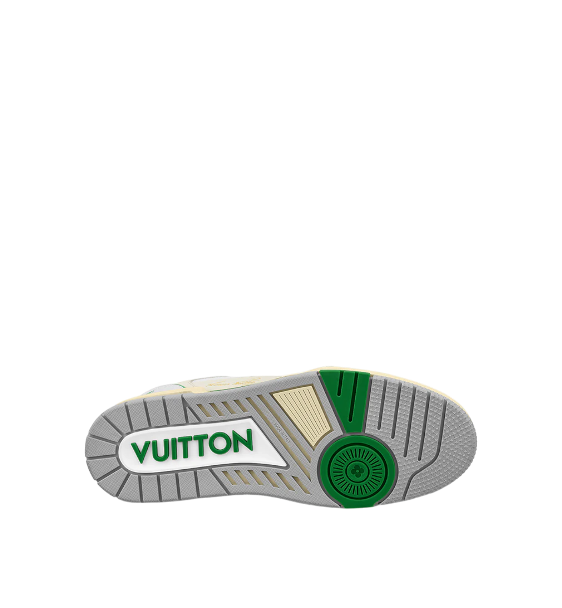 LOUIS VUITTON SNEAKER WHITE AND GREEN MEN