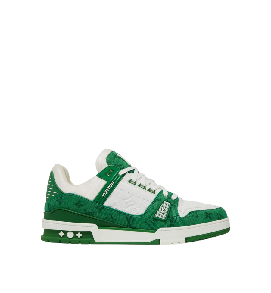 Louis Vuitton Trainer Green | White