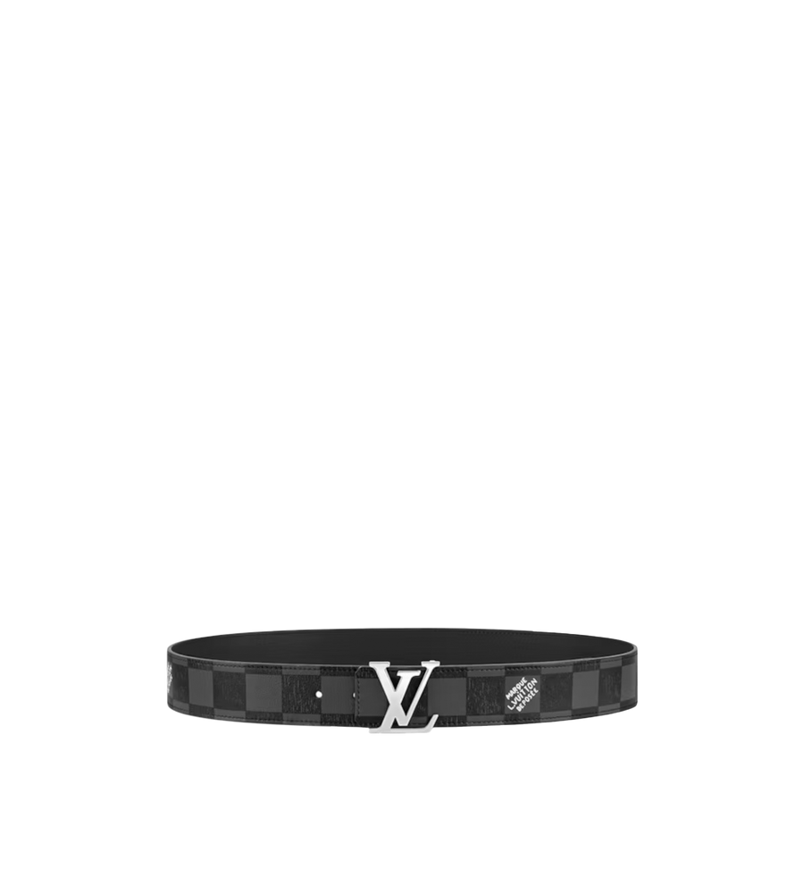 Lois Vuitton Reversible Belt Damier Infinite Black 110