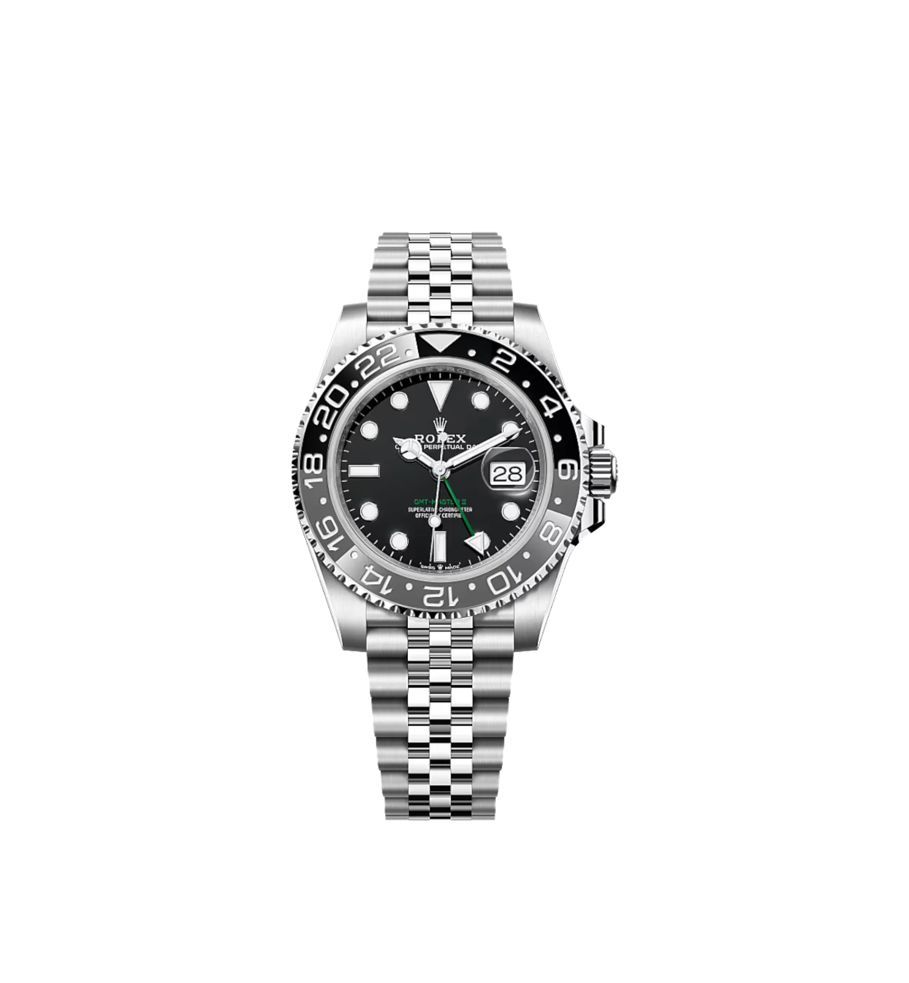Rolex GMT-Master II 40 "Bruce Wyne" Ref. 126710GRNR - Jubilee Bracelet  black