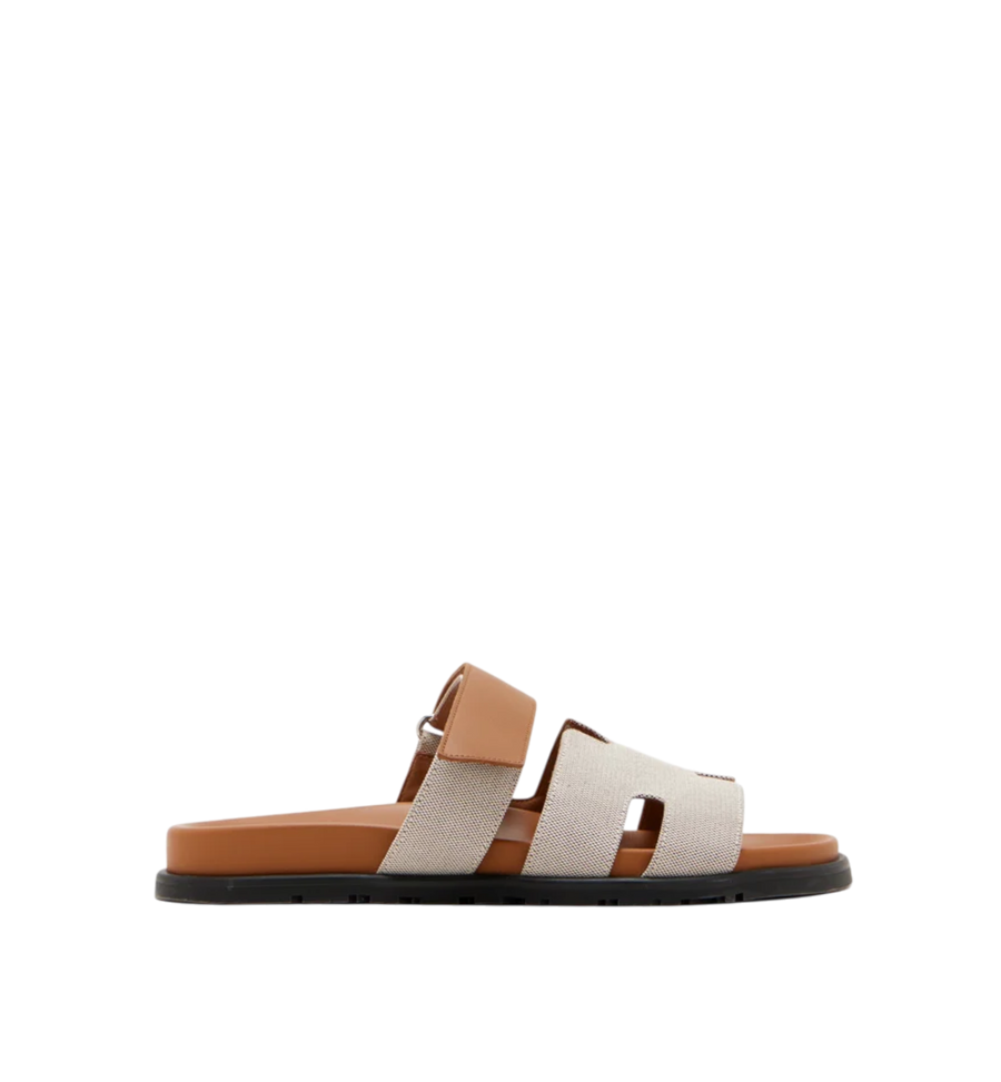 Hermès Chypre Sandal in Prunoir | Naturel