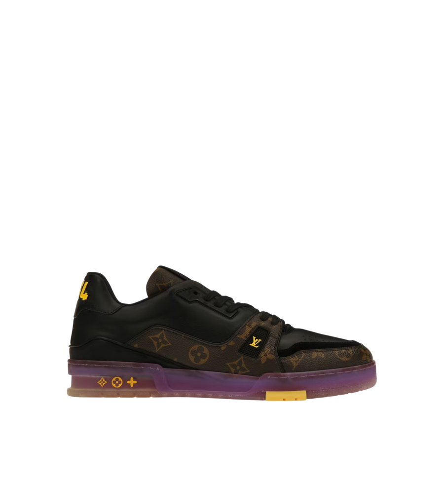 Louis Vuitton Sneaker #54 Black Purple Men