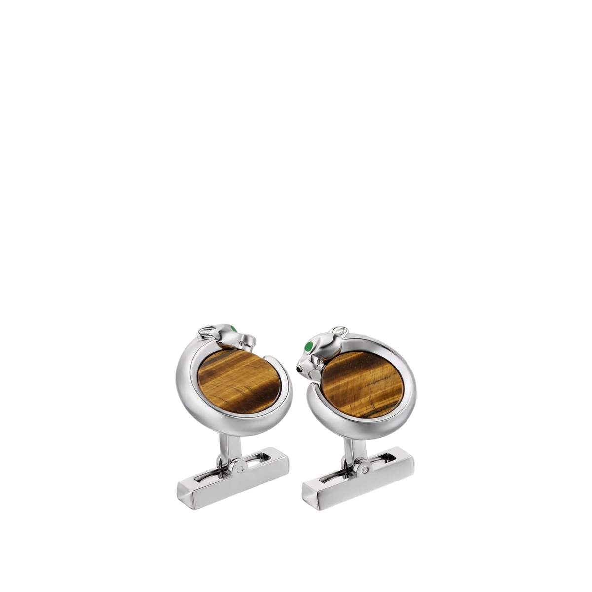 Panthère de Cartier Cufflinks with Tiger's Eye