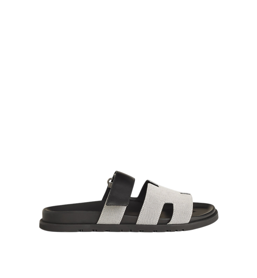 Hermès Chypre Sandals Prunoir | Noir