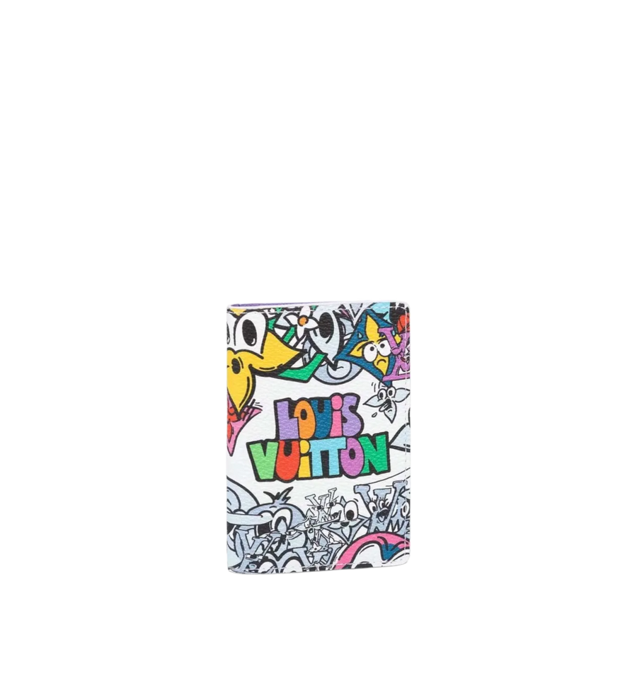 Louis Vuitton Organizer De Poche NM Monogram Comics Multicolor