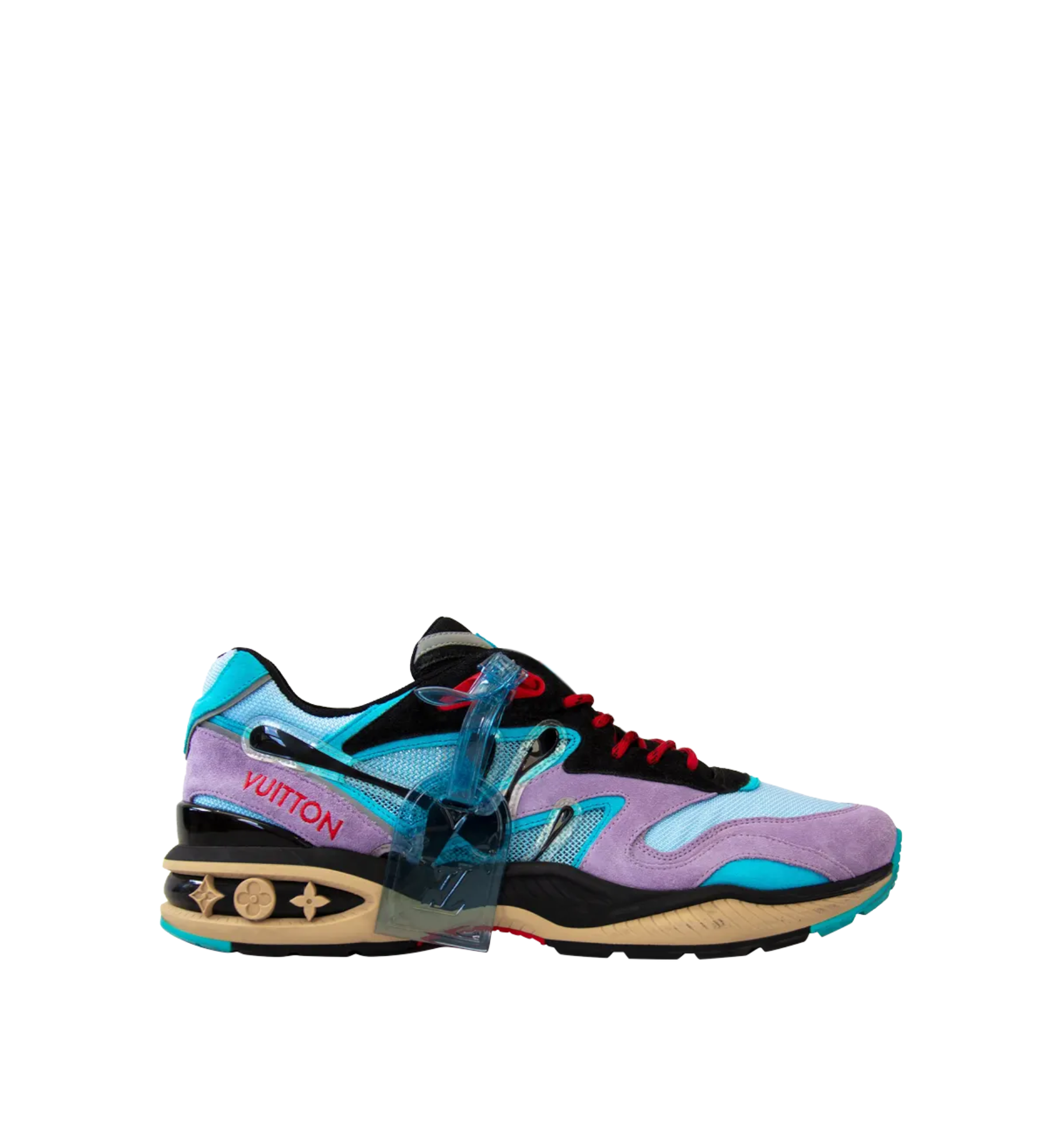 LOUIS VUITTON TRAIL SNEAKER PURPLE RAINBOW MEN
