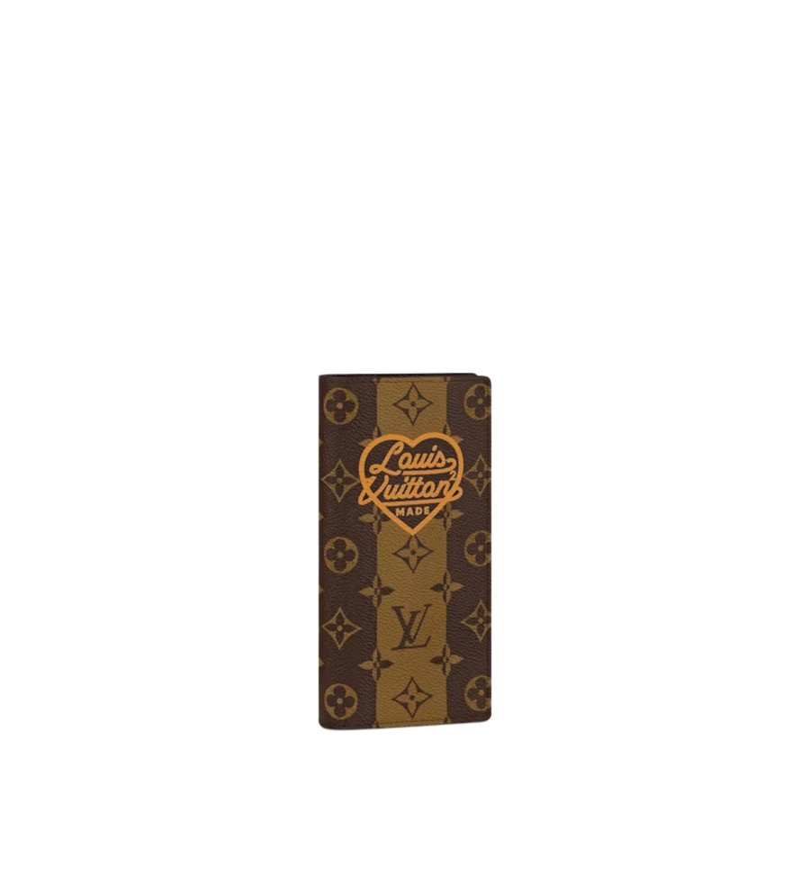 Louis Vuitton x Nigo Brazza Wallet Monogram Stripes Brown