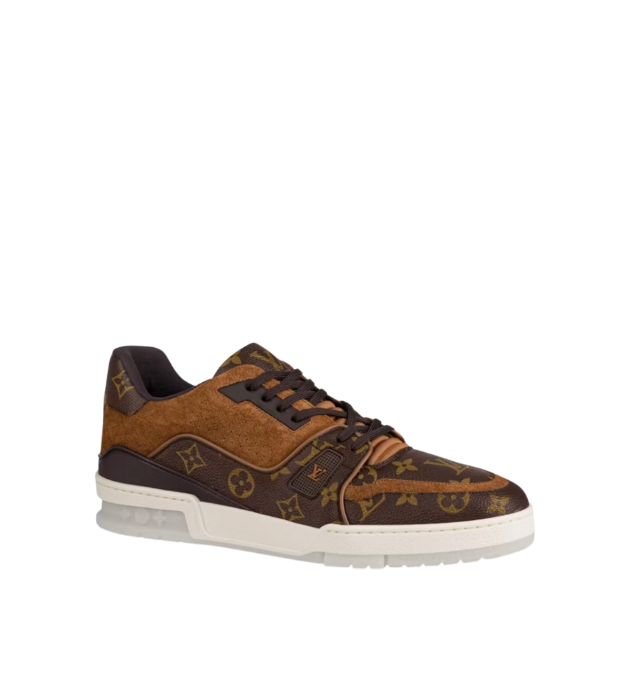 Louis Vuitton Sneaker Monogram Suede Brown Men
