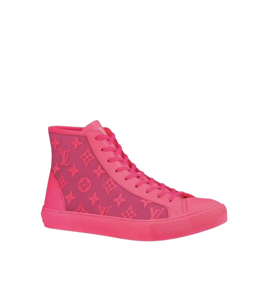 Louis Vuitton Sneaker Boot Pink Red Tattoo