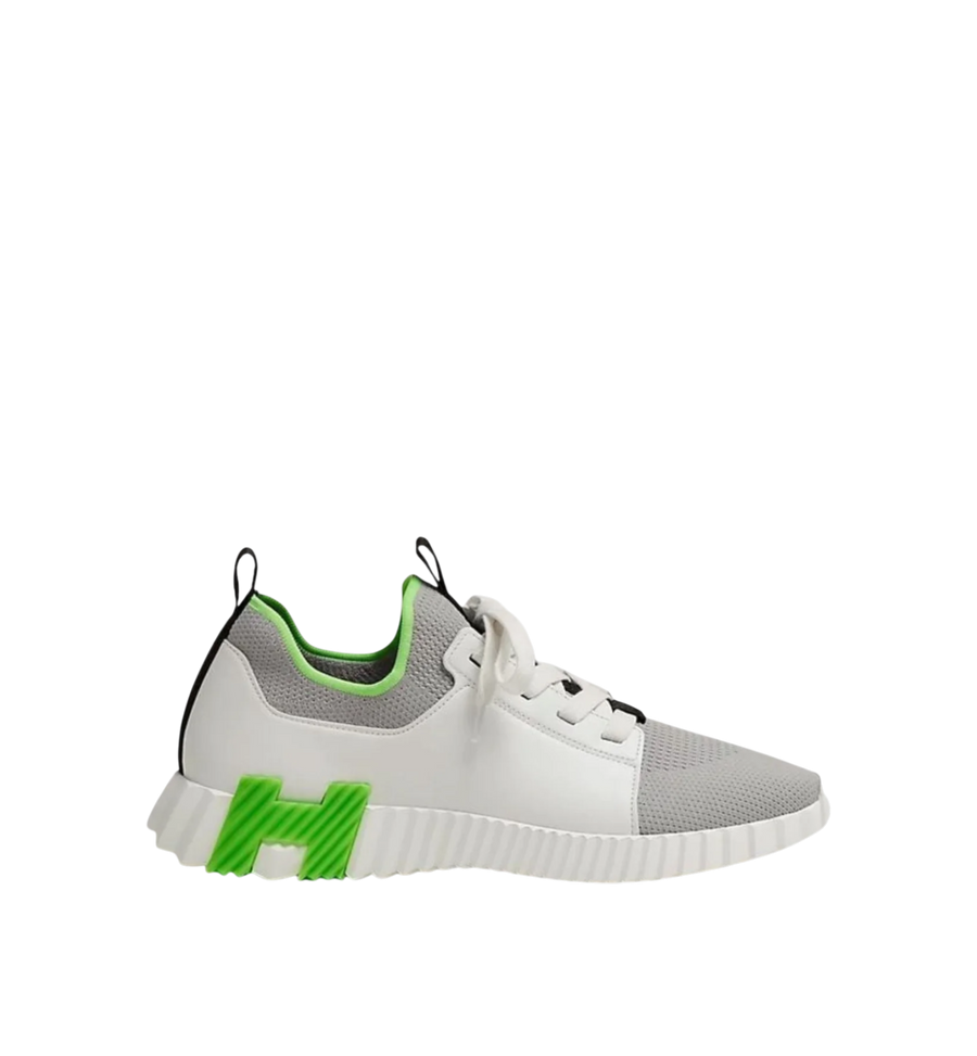 Hermès Depart Slip-on Sneaker Grey White Green