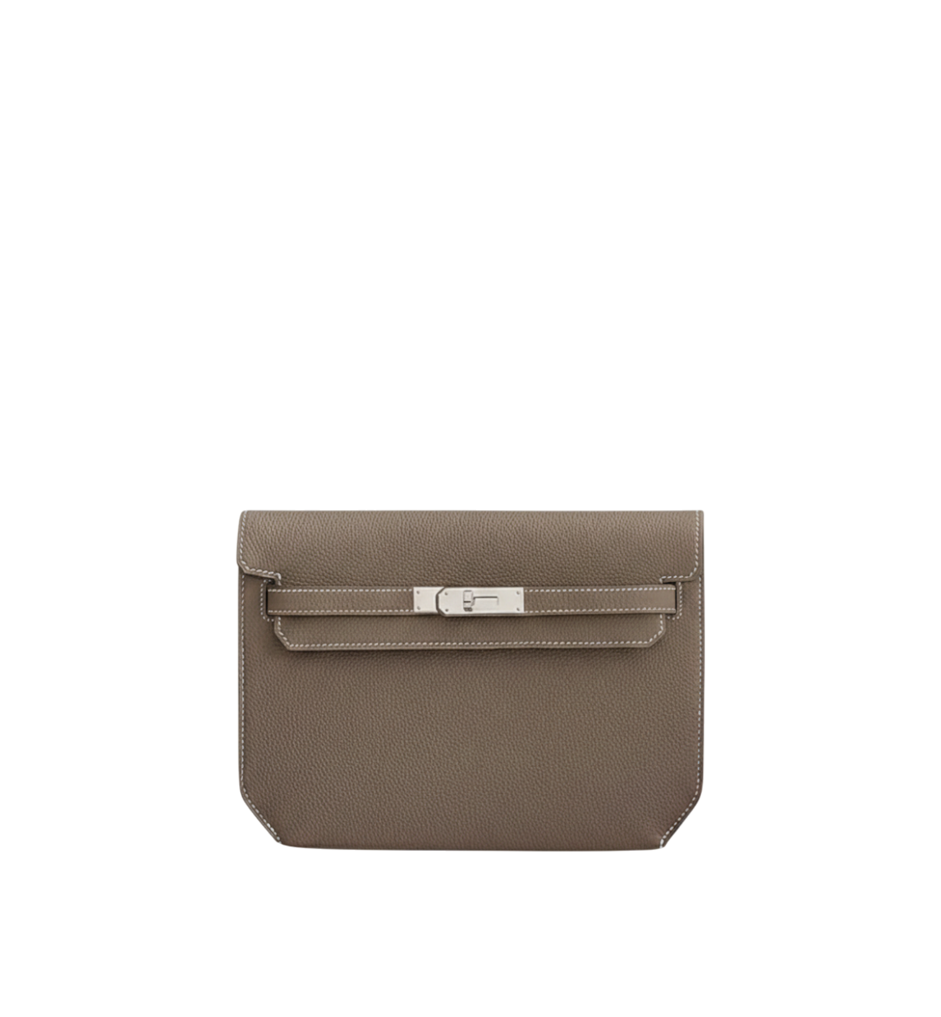 Hermès Kelly Dépêches 25 Etoupe PHW