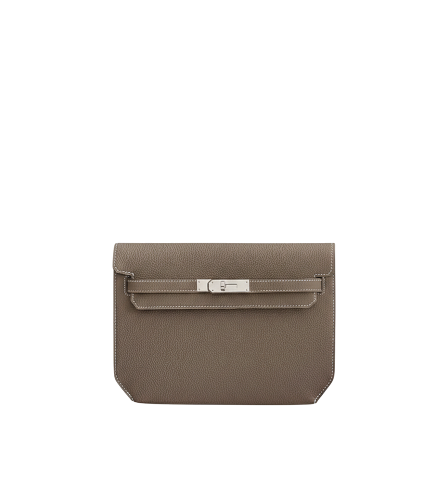 Hermès Kelly Dépêches 25 Etoupe Togo PHW