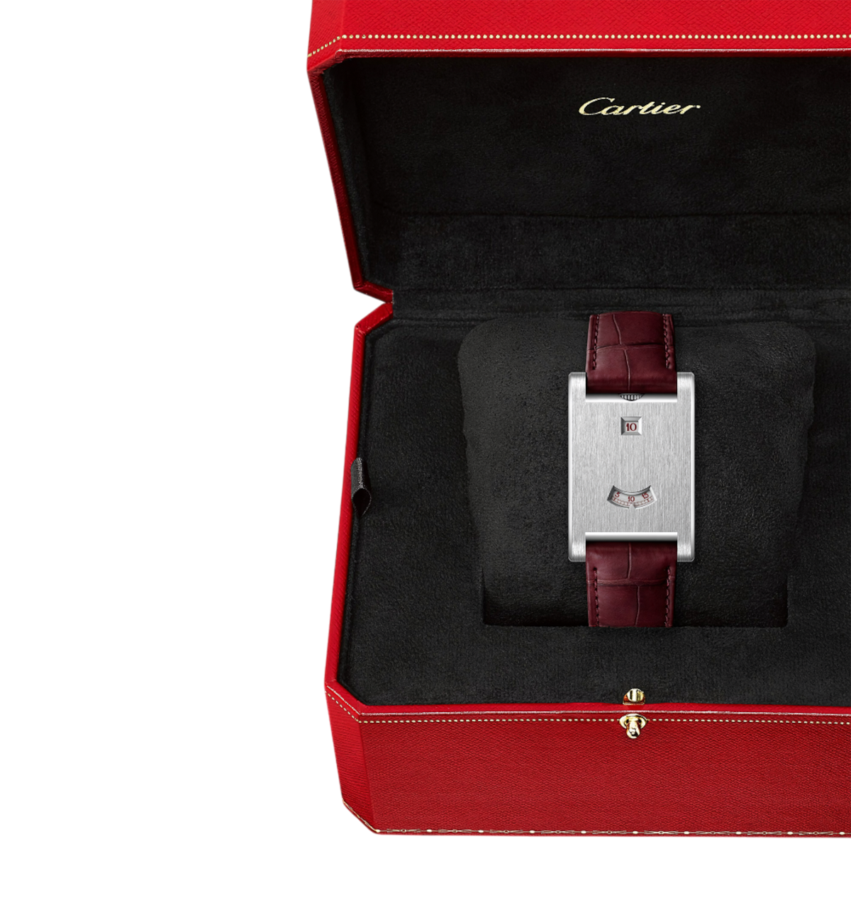 Cartier Tank À Guichet in Platinum Ref. WGTA0236