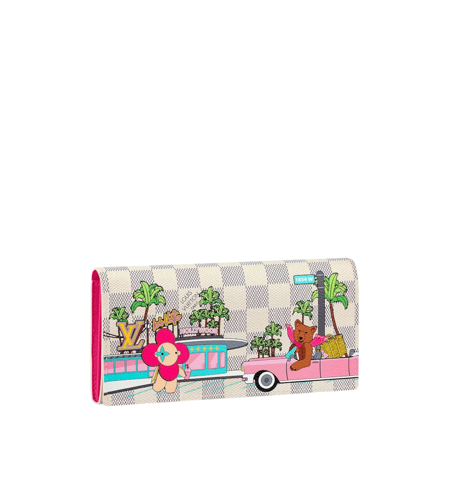 Louis Vuitton Sarah Wallet Monogram Vivienne Fuchsia Pink