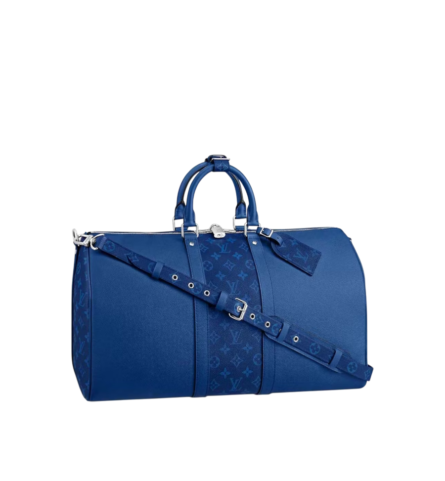 Louis Vuitton Keepall Taigarama Cobalt Blue