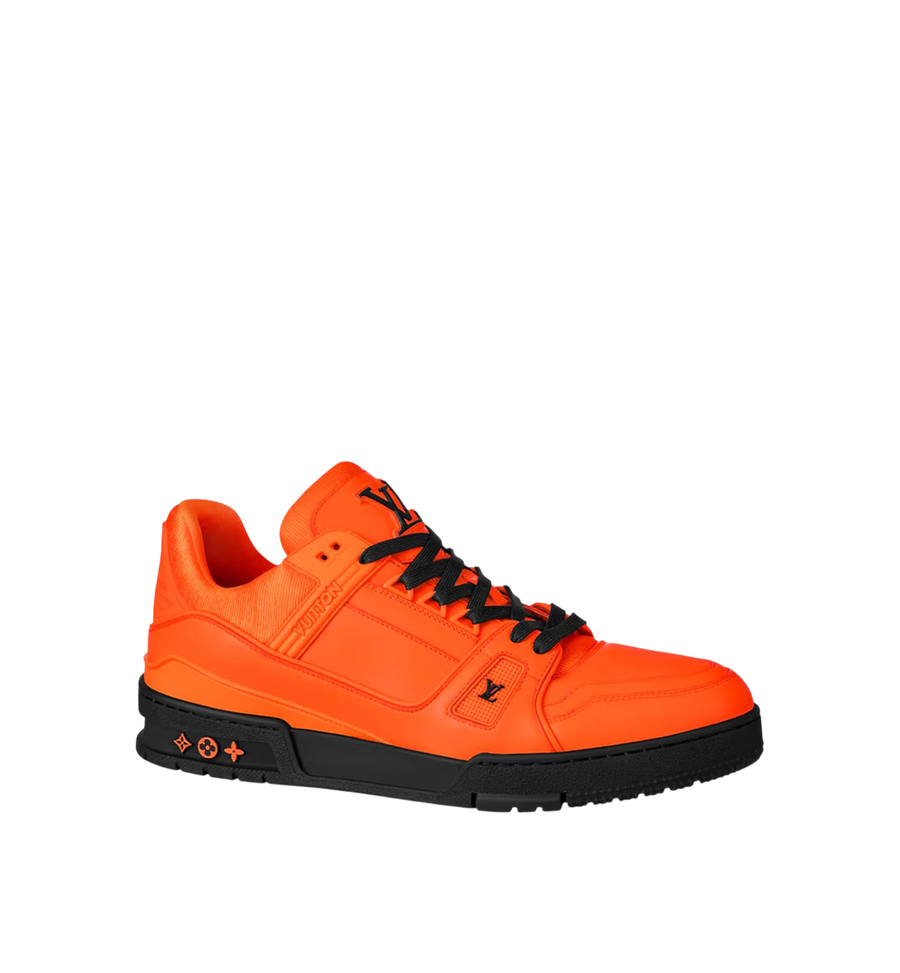LOUIS VUITTON SNEAKER LEATHER ORANGE MEN