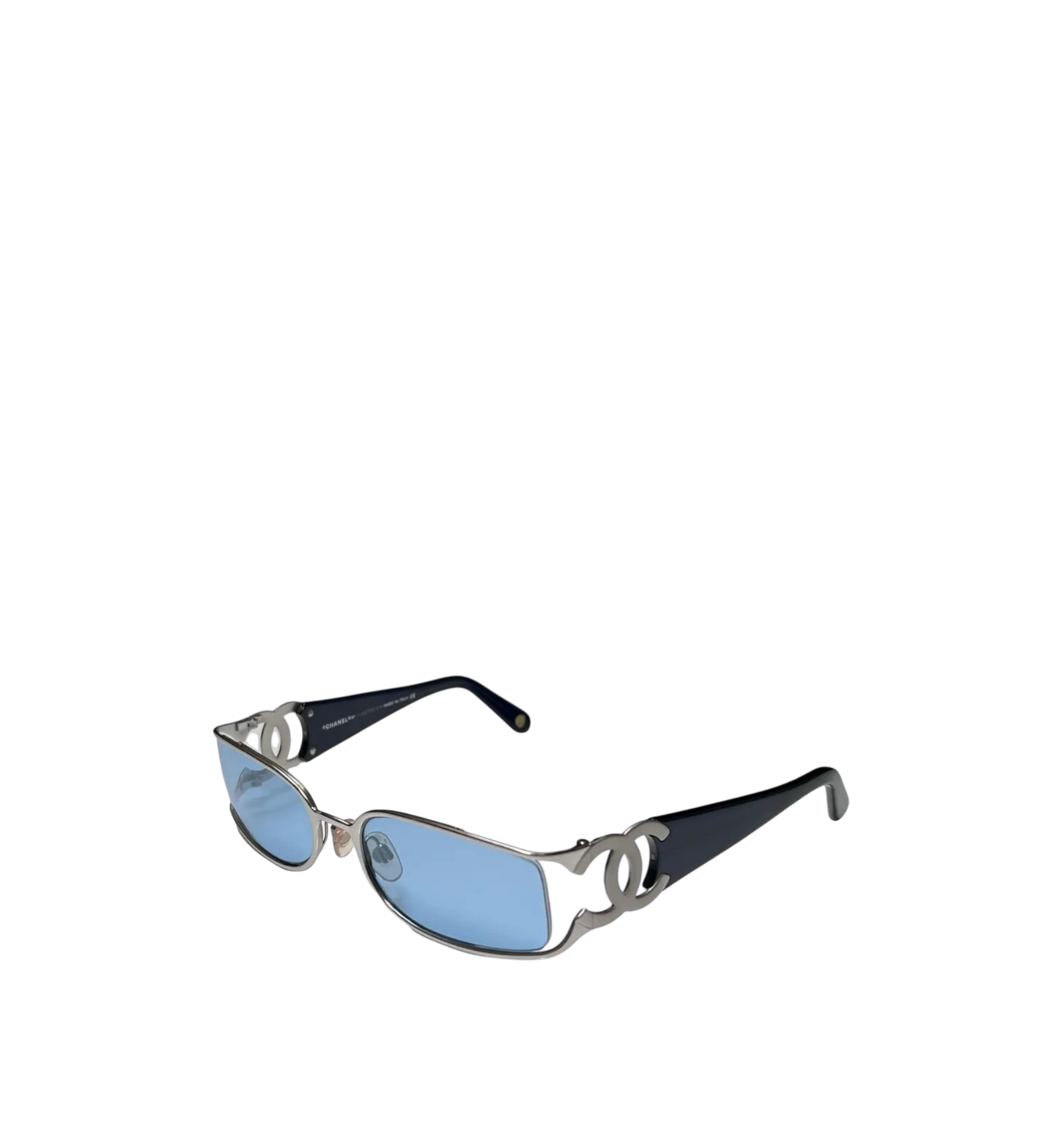 Chanel Slim Sunglasses Ref. 42458350 Turquoise, Metal CC logo Number 4024