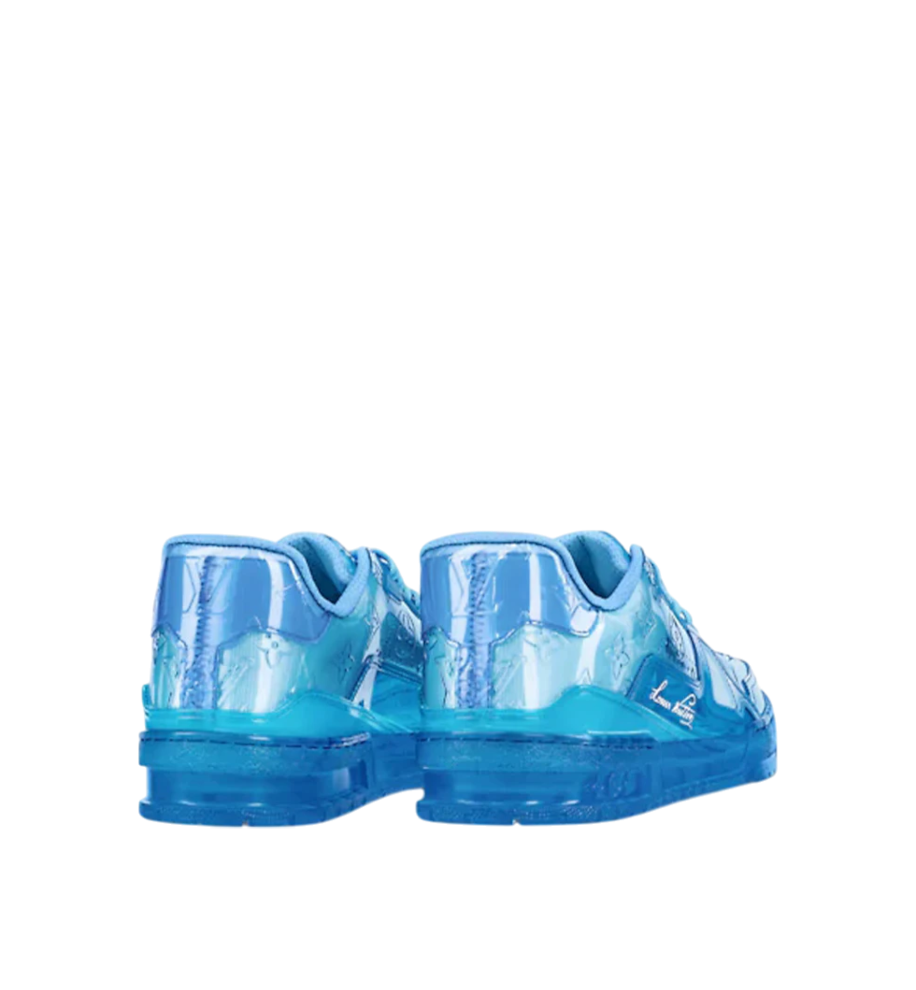 LOUIS VUITTON TRANSPARENT BLUE SNEAKERS MEN