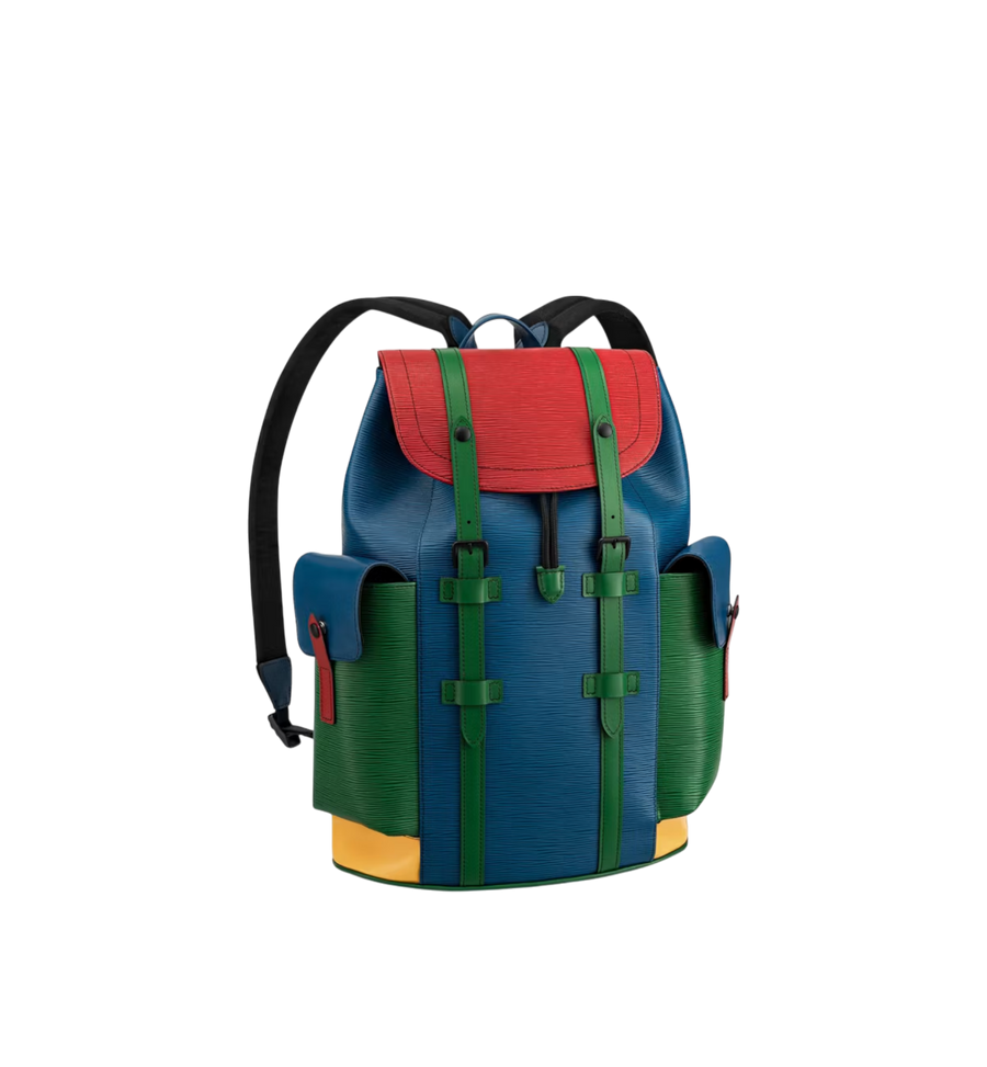 Louis Vuitton Multicolor Épi Christopher Backpack Silver Hardware, 2019