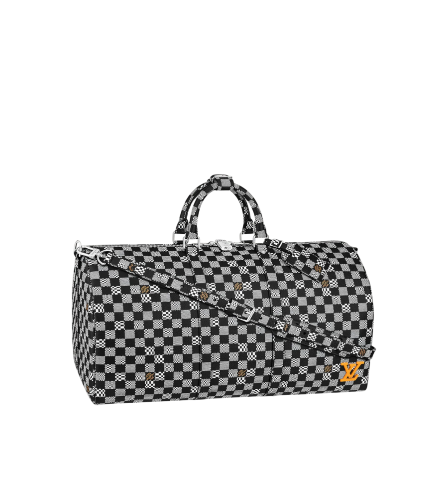 Louis Vuitton Keepall 50 Band. Damier Disorted